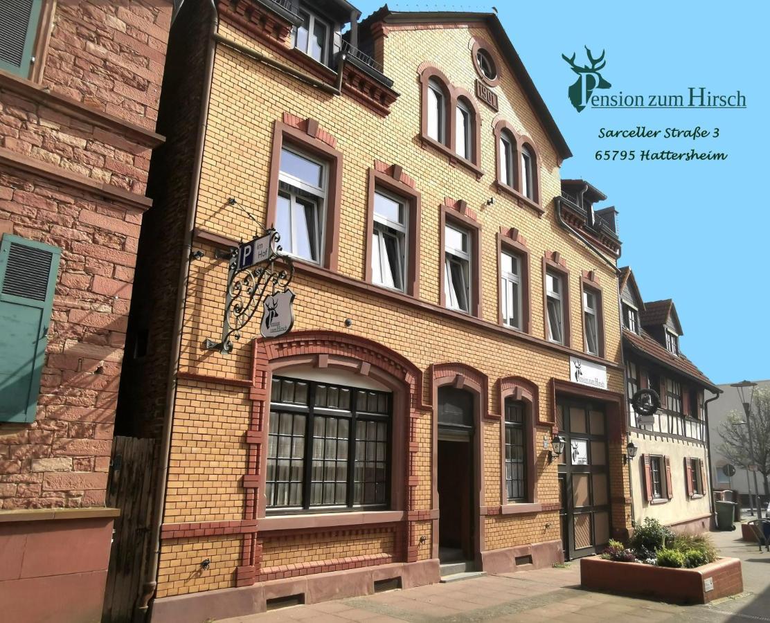 Hotel-Pension Zum Hirsch Hattersheim am Main Dış mekan fotoğraf