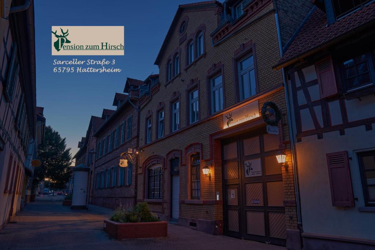 Hotel-Pension Zum Hirsch Hattersheim am Main Dış mekan fotoğraf